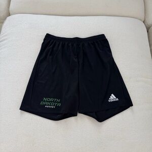 Adidas North Dakota Hockey Shorts Black Medium | Athletic Gym Training UND